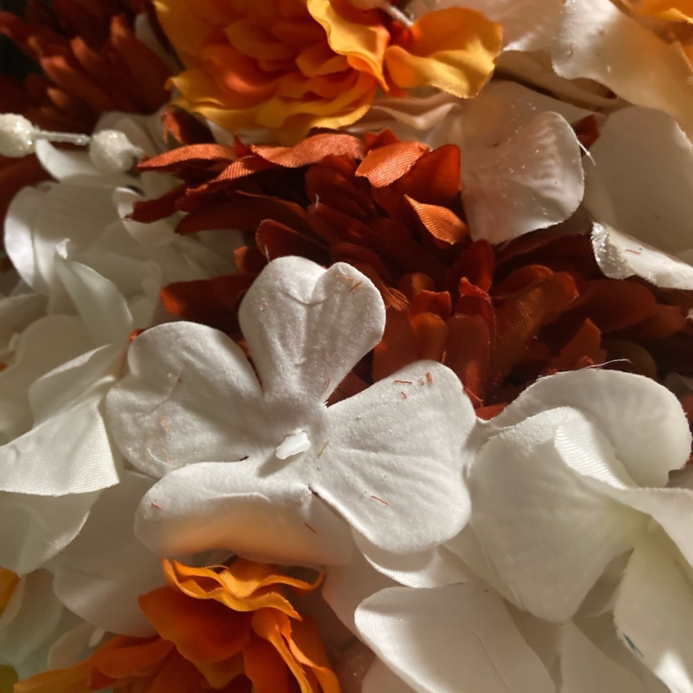 Fall colors wedding bouquet